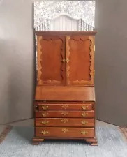 Dollhouse Miniature Artisan Secretary Desk