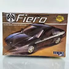 Vintage MPC Pontiac Fiero 1/25 Model Kit Sports Car Golden 1984 Issue SEALED