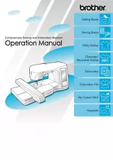 Manual Brother Innov-is 2800-D Innovis Embroidery Sewing Machine Bound Reprint