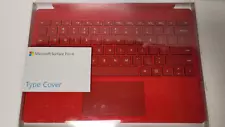 Microsoft Surface Pro 4 Type Cover Red 1725 Keyboard For Pro 3 / 4 New Sealed