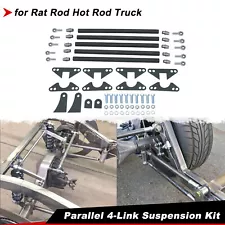 Parallel 4-Link Suspension Kit for Rat Rod Hot Rod Truck Classic Car 5 Bars Rear