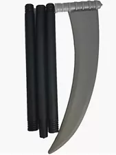 Sickle - Scythe - Grim Reaper - 4-Piece - 18-36" - Costume Accessory Prop