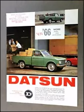 1966 Datsun L-520 Pickup Truck Vintage 1-page Car Sales Brochure Sheet 52P