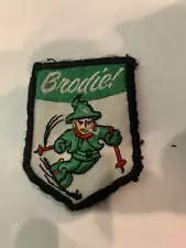 BRODIE MOUNTAIN patch Ski Resort Souvenir New Ashford Lost Massachusetts Area