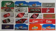 Flavor Cards for Vending Machines 3 5/8" x 1 3/8" - Multiple Flavors - See Desc