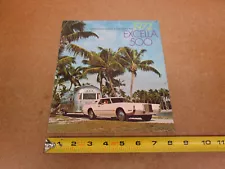 1972 Airstream Excella 500 camper travel trailer RV camping sales brochure 8pg