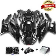 Fit for Yamaha YZF R3 R25 2019-2021 Glossy Black Fairing Kit ABS Bodywork Set s1