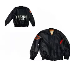 Yeezus Tour Jacket Size M Limited Edition Black Bomber Kanye West Merch