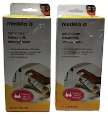 Medela Quick Clean Breast Milk Removal Soap 6oz 2 pack