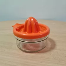 Orange Glass Citrus Juicer For Sale