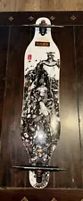 Arbor Bamboo Axis Longboard Nanami Cowdroy Water Fish Graphic 40”