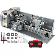 VEVOR Mini Metal Lathe 8.7" × 29.5" Metalworking Machine Metal Gears 1100W