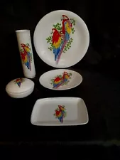 Leart Macaw Parrot Collection Made in Brazil "Tropical Birds"- All 5 pieces