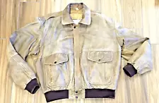 Vintage WW2 Leather Piolet Bomber Jacket