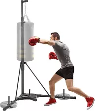 Adjustable Boxing Bag Stand Heavy Punching Fitness Practice Bracket Up To 130LB