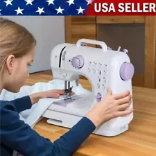 Electric Sewing Machine Portable Crafting Mending Machine 12 Built-In Stitches