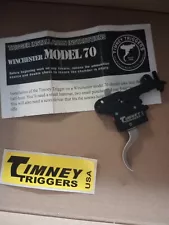 Timney Triggers 401-16 Nickel-Plated Curved Trigger (For Winchester 70)