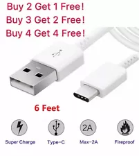 For T-mobile REVVLRY / REVVLRY PLUS 6FT Charging Cable Charger White