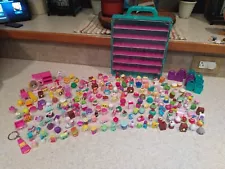 SHOPKINS HUGE LOT OVER 150 PLUS CARRYING CASE GIGANTIC CLEARANCE SPECIAL KIDS