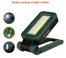 Olight Swivel COB Work Light 400 Lumen USB Rechargeable Moss Green - SOLD OUT