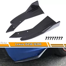 For Lexus IS250 IS300 Carbon Fiber Side Skirt Rear Bumper Spoiler Splitter Lip