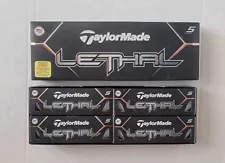 TaylorMade Lethal Golf Ball 12 Balls (4 Packs Of 3) White New