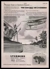 1945 Lycoming Aircraft Engines Model O-145 Girls In Bathing Suits Print Ad