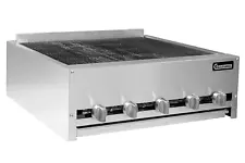 NEW 30" Heavy Duty Radiant Char Broiler 5 Burner 60K BTU Connerton CRB-30 #6518