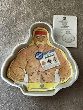 1992 Hulk Hogan WWF Superstars Wilton Character Cake Pan Baking Wrestling WWE