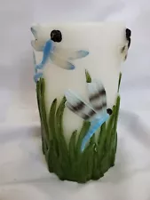 Dragonfly Real Wax Candle Flameless Lights By Battery for Nature Lovers