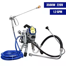 3500W High Pressure Airless Paint Sprayer High Efficiency Power Painting 220V