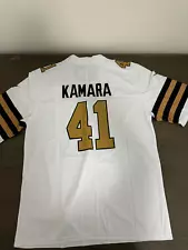 NWT Alvin Kamara New Orleans Saints White Jersey Men's Size Large