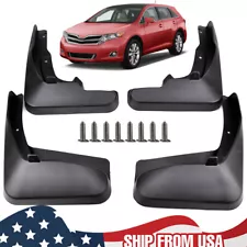 FOR TOYOTA VENZA AV10 2008-2016 FRONT REAR SPLASH GUARD MUD FLAPS MUDGUARDS (For: Toyota Venza)