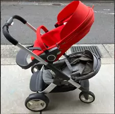 Stokke double Seat baby Stroller for Twin Babies