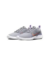 NIKE WOMEN FLEX EXPERIENCE RUN 10 RUNNING Shoe Wolf Grey/Orange/Lilac CI9964 005