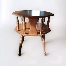 Vintage Rare Mid Century Maple End Tables