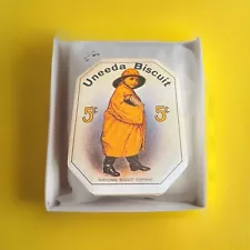 1923 UNEEDA BISCUIT Tin National Biscuit Company Bristol Ware MINT VINTAGE