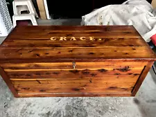 Vintage Cedar Hope Chest