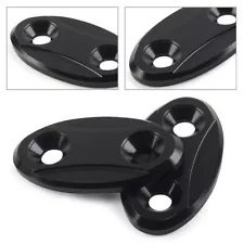 Rearview Mirror Block Off Base Plates Cover For BMW S1000RR 2009-2018 Black (For: 2017 BMW S1000RR)