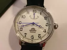 Orient mechanical watch with power reserve indicator. FDD03003YO. New in box.