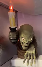 Vintage Tales From The Crypt Crypt Keeper Light Up Candelabra Halloween 1996