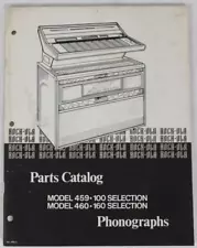 New ListingRockola Models 459 & 460 Jukebox Parts Catalog