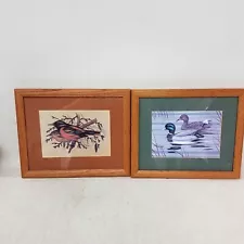 Set of 2 Wildlife Prints 11" x 9"