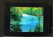 Vintage Light Box Moving Picture Motion Nature Birds Sound Waterfall Mirror