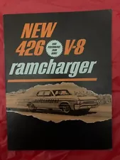 1964 Dodge "RAMCHARGER 426 V-8" - Original Car Dealer Sales Brochure / Catalog