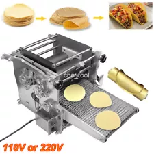 Automatic Corn Tortilla Making Machine Tacos Maker Crepes Roller Machine + Mold