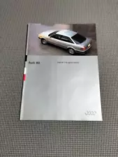 Audi 80 2.6E Sports Edition Catalog 3w