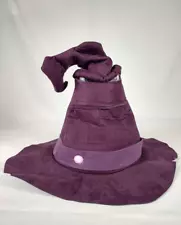 2007 Purple Gemmy Talking Mystic Hat for Halloween Costume - Animated Lighted