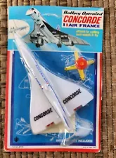 AIR FRANCE CONCORDE BATTERY OPERATED - MODEL PLANE - VINTAGE