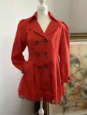 red trench coat for sale